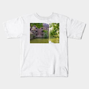 Defensive tower. Fortress bastion tower, realistic illustration Kids T-Shirt